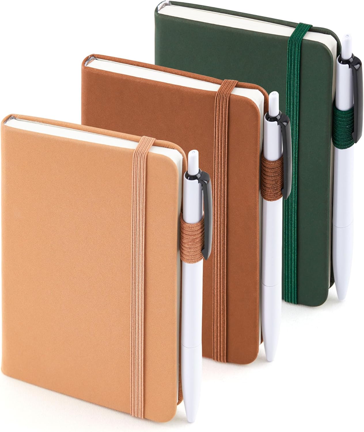 feela Pocket Journals Set - Portable Notepad Trio