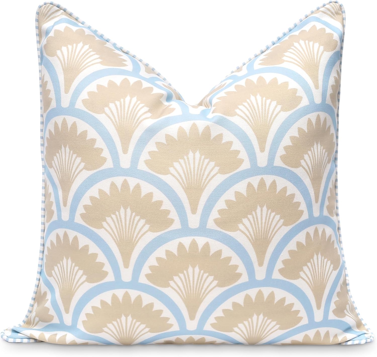 Coastal Indoor Outdoor Throw Pillow Cover, 20in Water Repellent