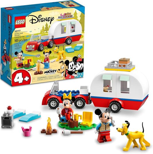 LEGO Disney Mickey Mouse Camping Trip Toy with Camper Van & Pluto