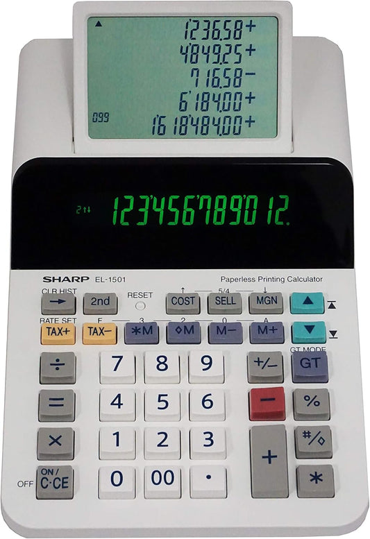 Sharp 12-Digit Cordless Printing Calculator