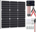 SOLPERK Solar Panel Kit 50W 12V - Compact Trickle Charger for RV