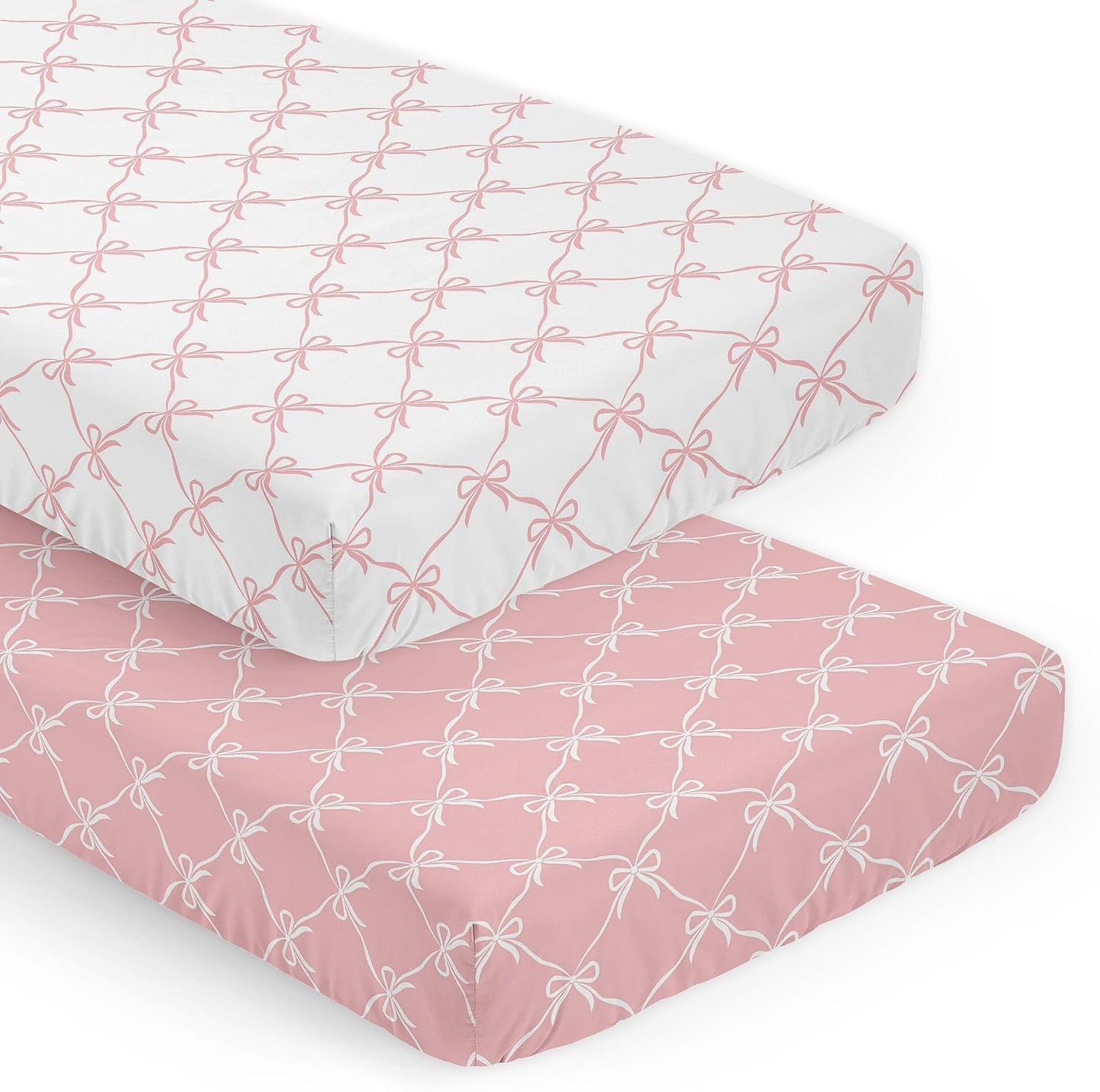 Sweet Jojo Designs 2-Piece Baby Crib Sheets Set for Girls