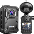 BOBLOV KJ23Pro 2K Body Camera - Long Battery, Night Vision