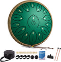 Steel Tongue Drum 12 in 15 Notes C - Handpan Drum for Meditation