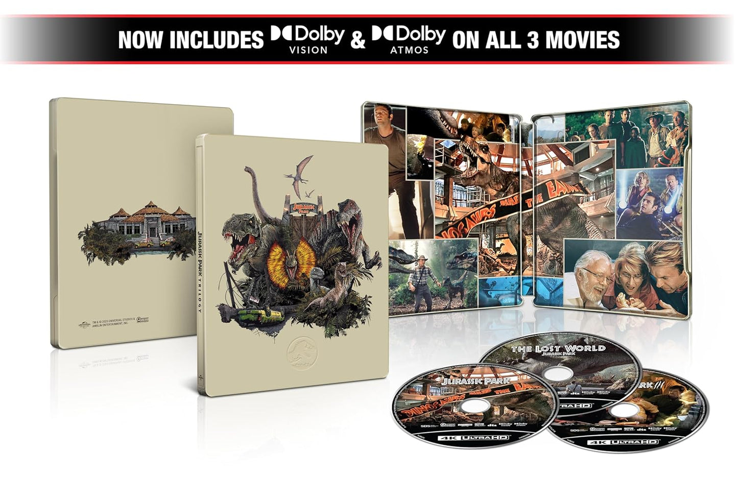 Jurassic Park Trilogy Limited Edition Steelbook 4K Ultra HD Review