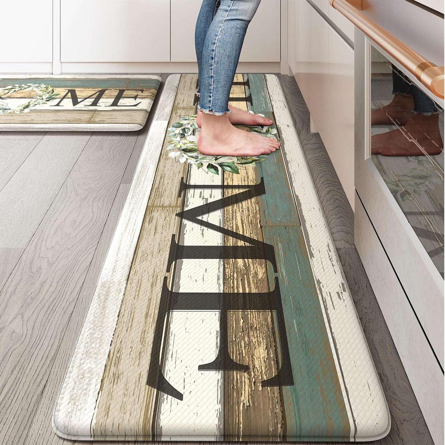 KIMODE Anti Fatigue Kitchen Mats for Comfort and Safety