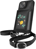 Smartish iPhone 14 Crossbody Wallet Case - Dancing Queen - Compact