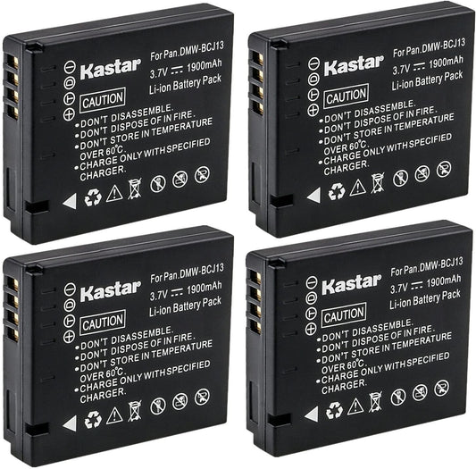 Kastar 4-Pack BP-DC10 Battery Replacement for Leica Cameras