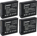 Kastar 4-Pack DMW-BCJ13 Battery Replacement - High Capacity Pack