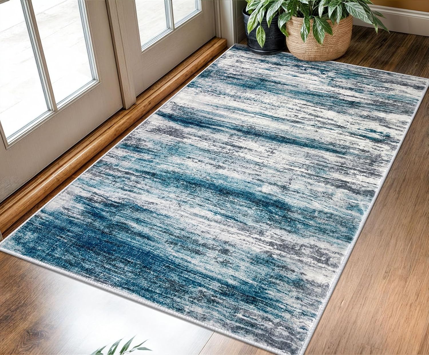 KOZYFLY 3x5 Area Rug Modern Ombre Design for Any Room