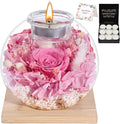 Preserved Roses for Her - Pink Eternal Rose in Glass Dome Gift