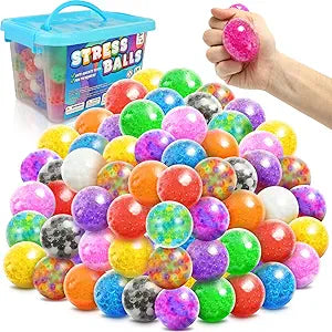 KLT Stress Balls Bulk 150 Pack Mini Stress Relief Toys