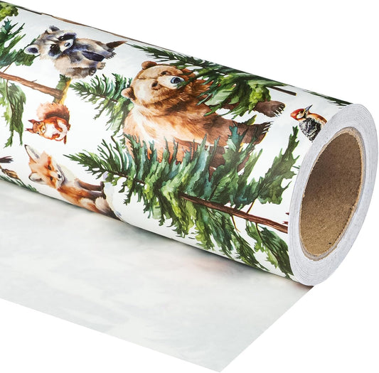 30 Inch Jumbo Kraft Christmas Wrapping Paper for Holiday Gifts