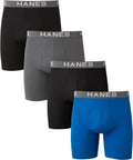 Hanes Men's Comfort Flex Fit Boxer Briefs 4-Pack - Cotton Modal Blend