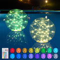 Floating Pool Lights Solar Powered 14 in Inflatable Pool Balls