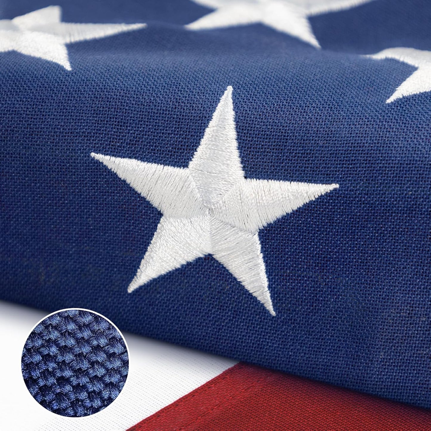 Spun Polyester American Flag 4x6 FT for Outdoor Use, Durable