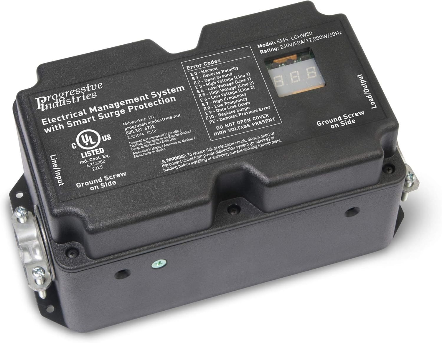 Progressive Industries 50 Amp Heavy Duty RV Surge Protector EMS