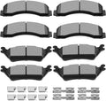 SCITOO D1414 D1602 Front Rear Brake Pads Sets Fit For Ford F-150