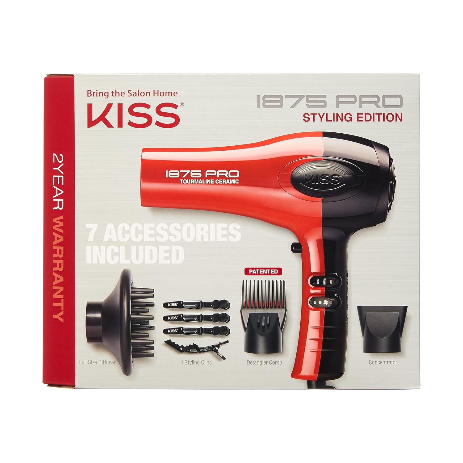 KISS Pro Hair Dryer: Fast Drying with Multiple Settings