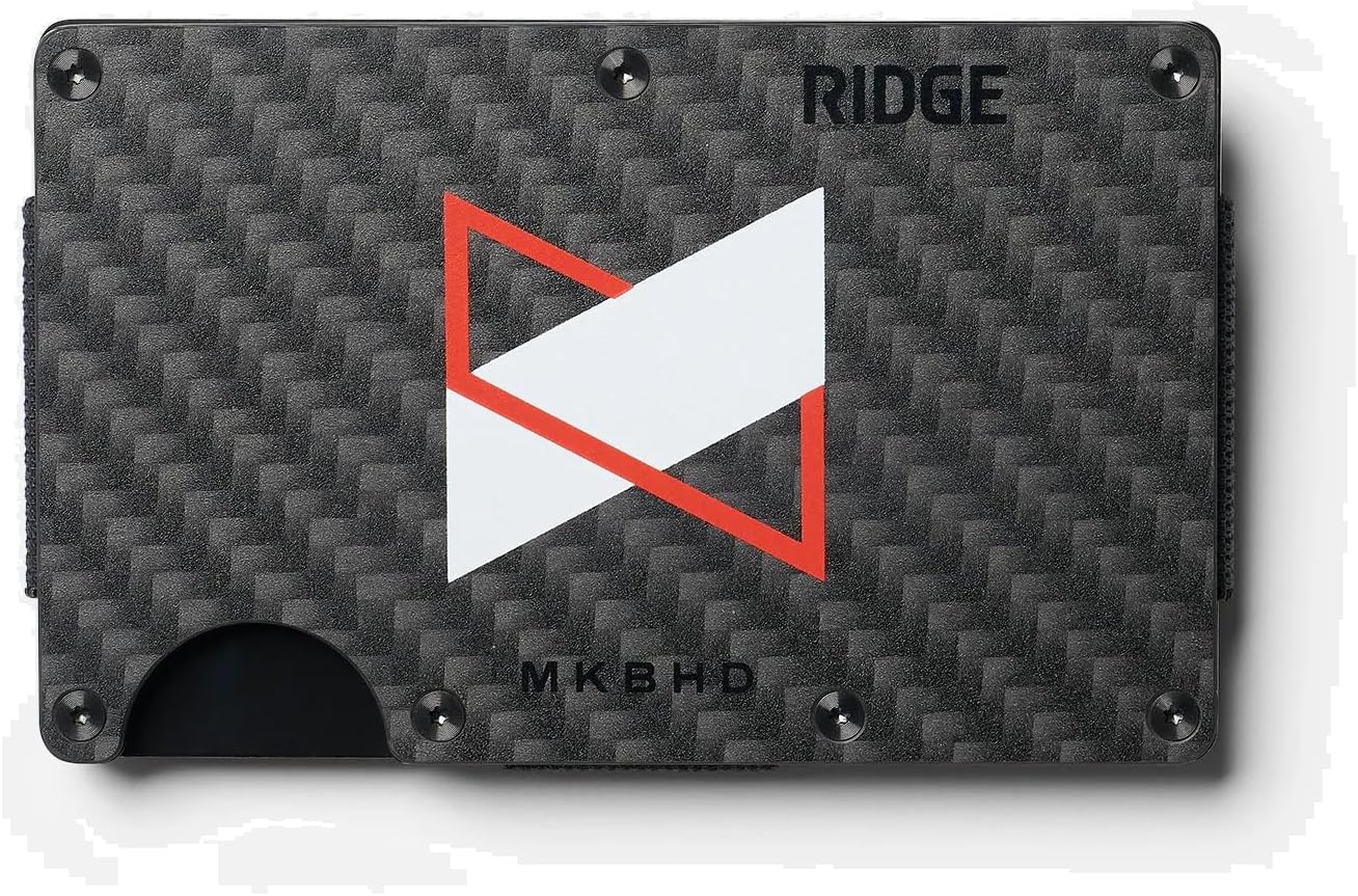 Ridge Wallet for Men - Slim RFID Protected Front Pocket Wallet