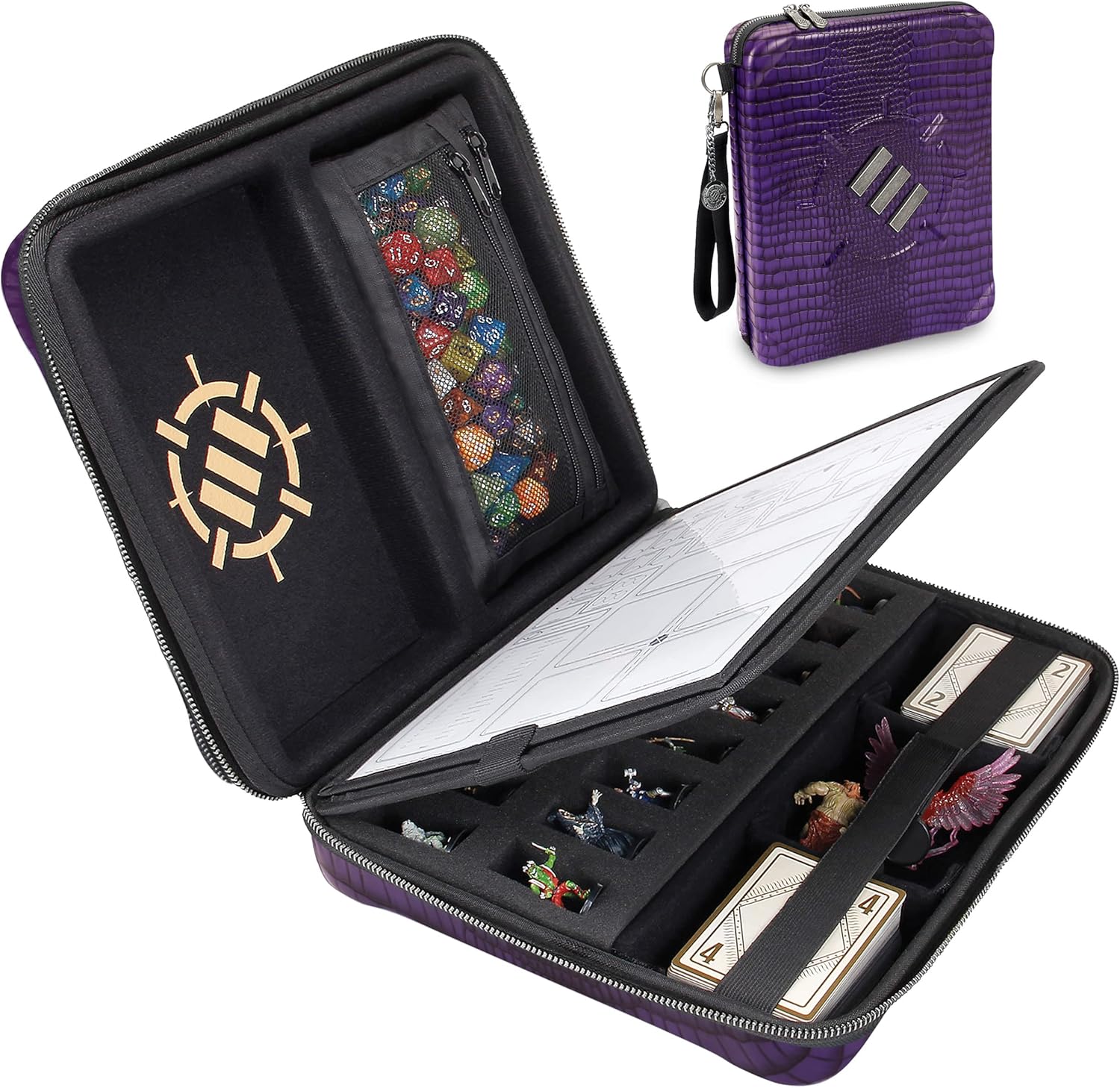 ENHANCE RPG Organizer Case - Ultimate DnD Character Storage Solution