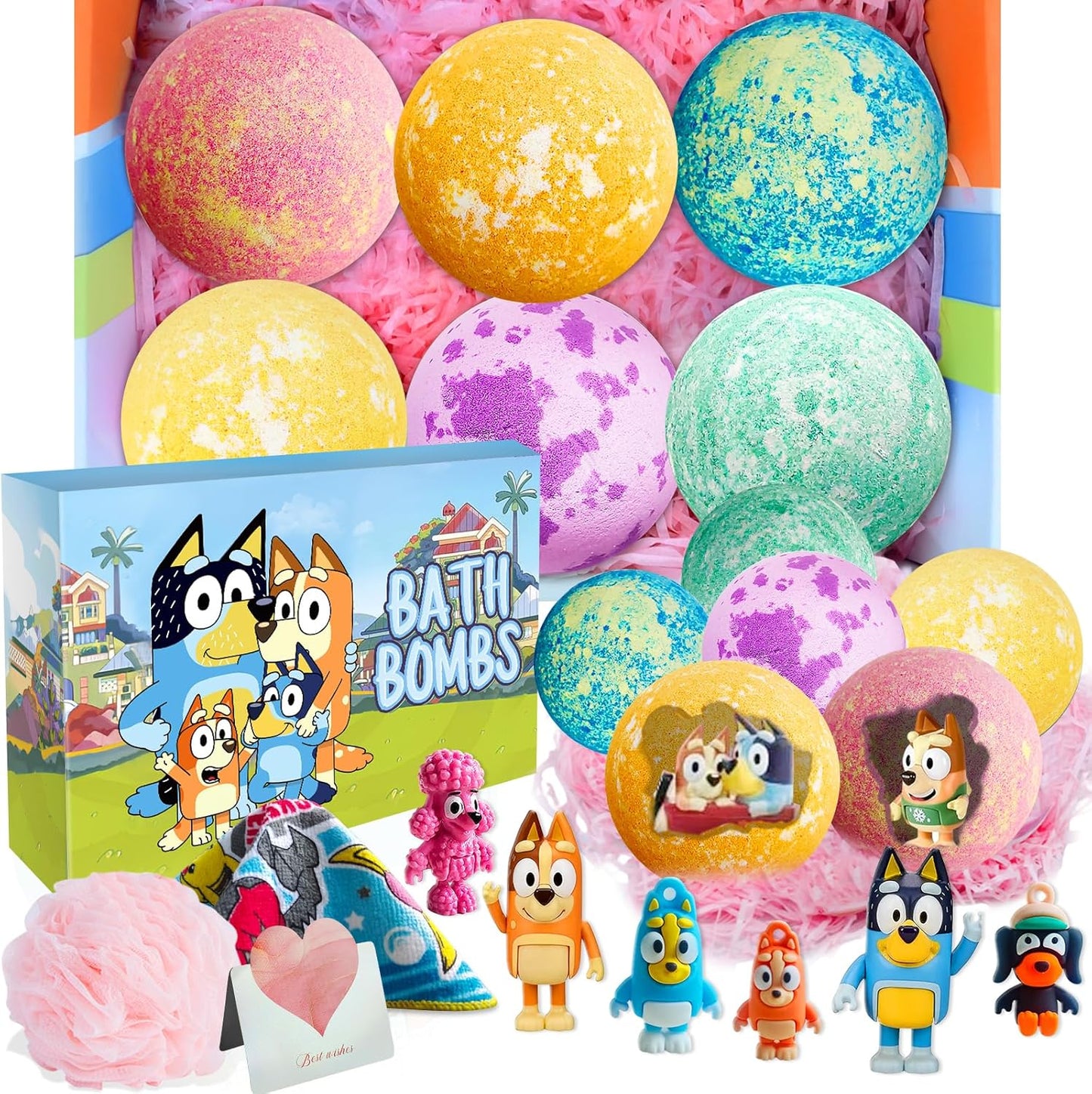 Bath Bombs for Kids with Surprise Inside - Fun Gift Set