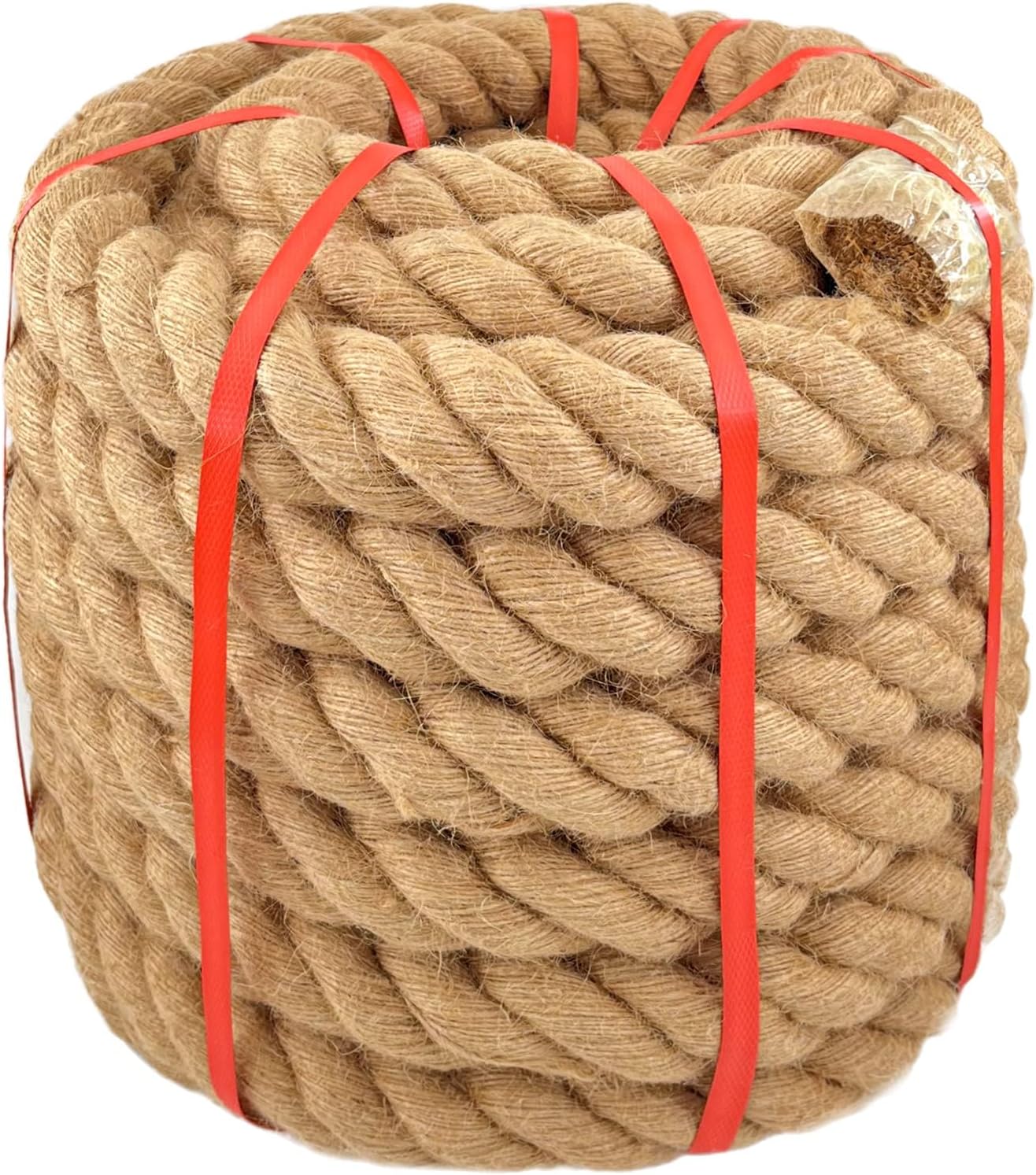 Hemp Rope Thick Natural 2in X 50ft for Tug of War and More