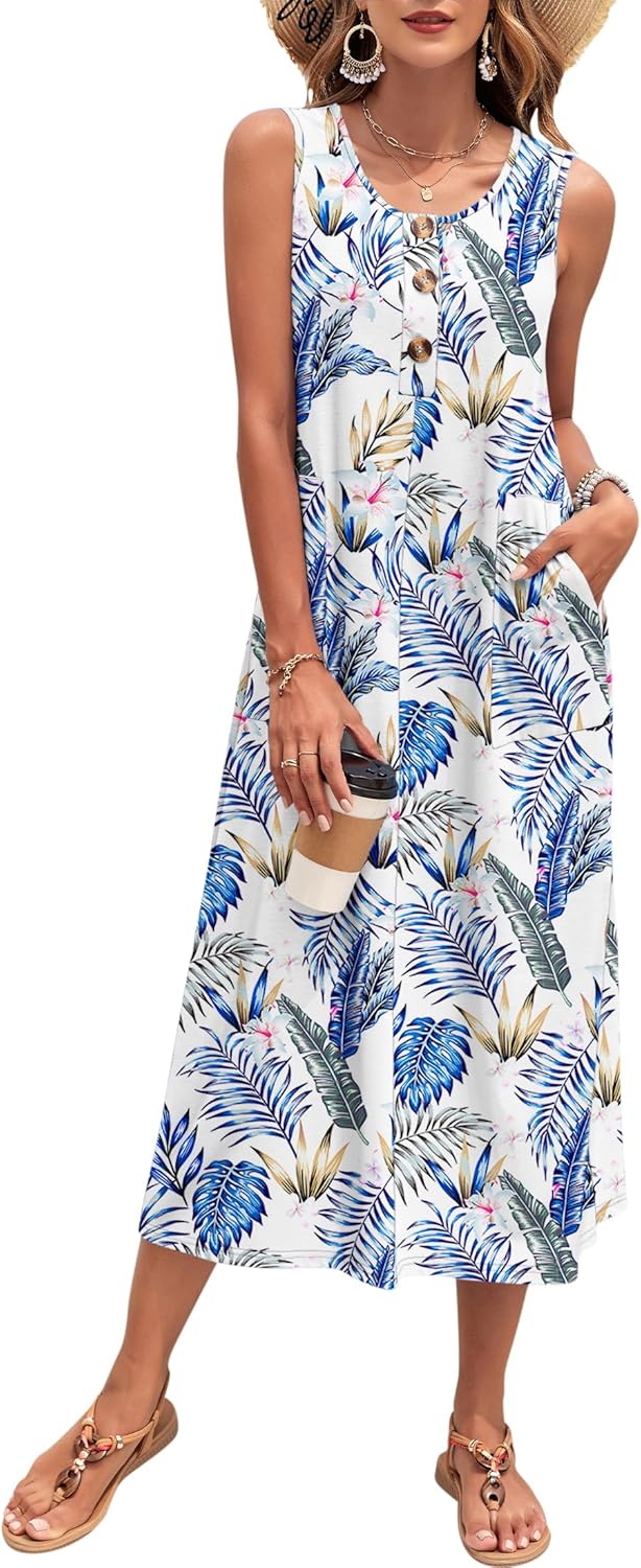 MOLERANI Women's Summer Maxi Dress for Casual Beach Outfits