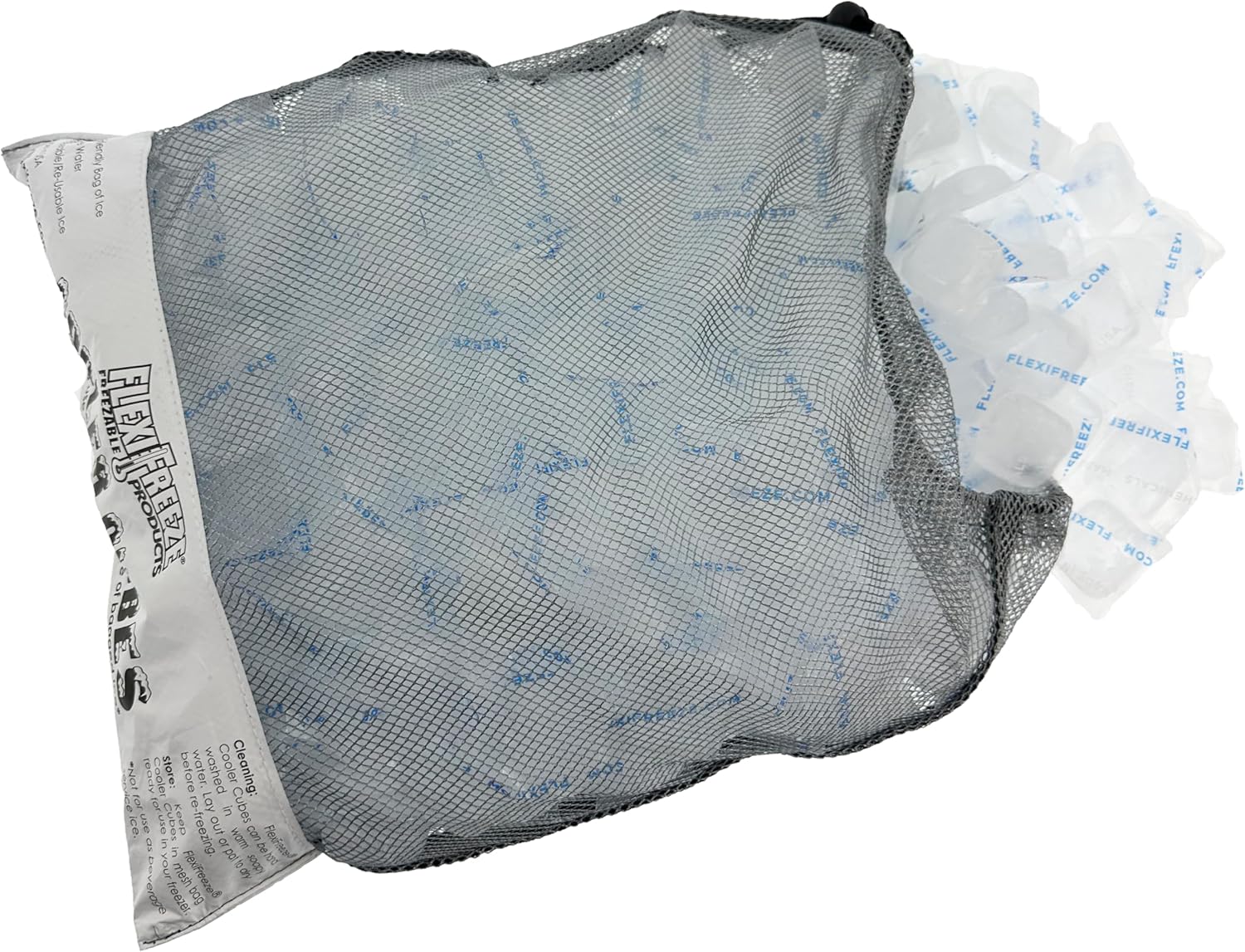 Cooler Cubes 8 lb Bag of Reusable Ice Cubes for Coolers