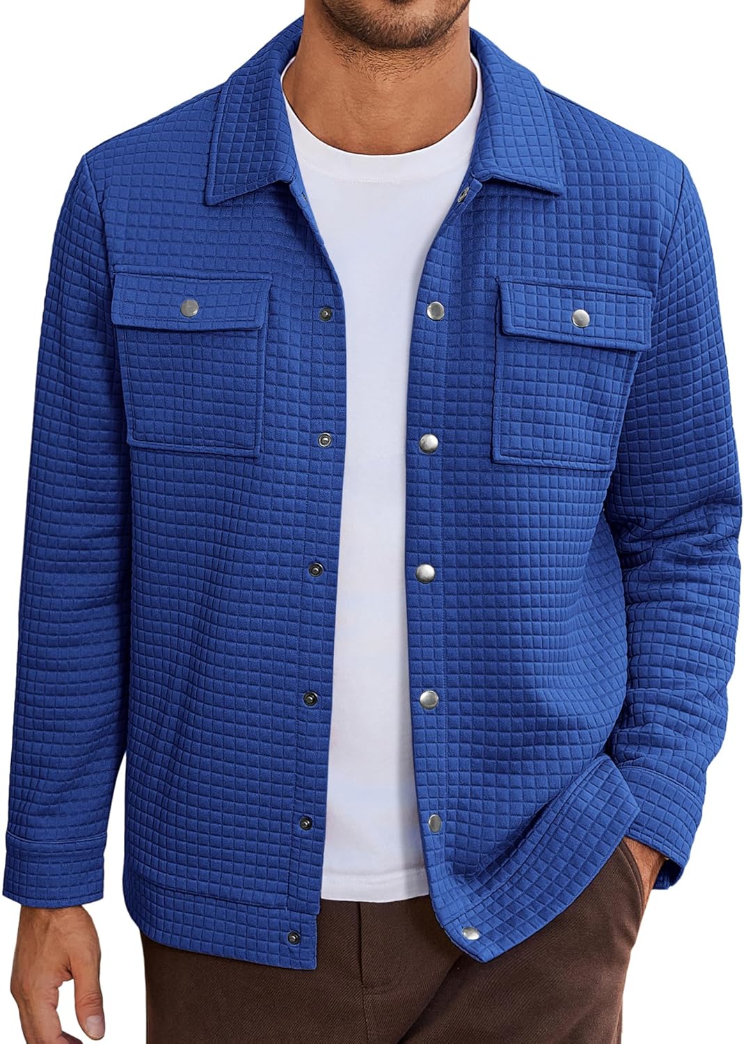 COOFANDY Mens Casual Shirt Jacket for Stylish Layering