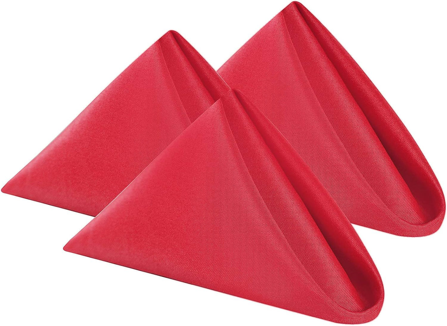 Cloth Napkins 17x17 inch Washable Polyester Dinner Napkins