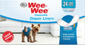 Four Paws Wee-Wee Super Absorbent Disposable Dog Diaper Liners - 24