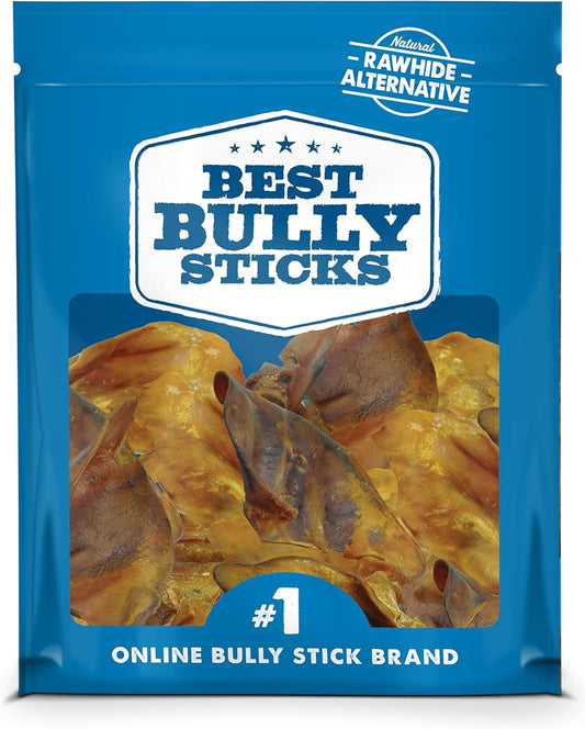 25 All Natural USA Pig Ears - Perfect Chew for Dogs