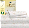 California Design Den Printed Twin XL Sheet Set - 400 TC Sateen