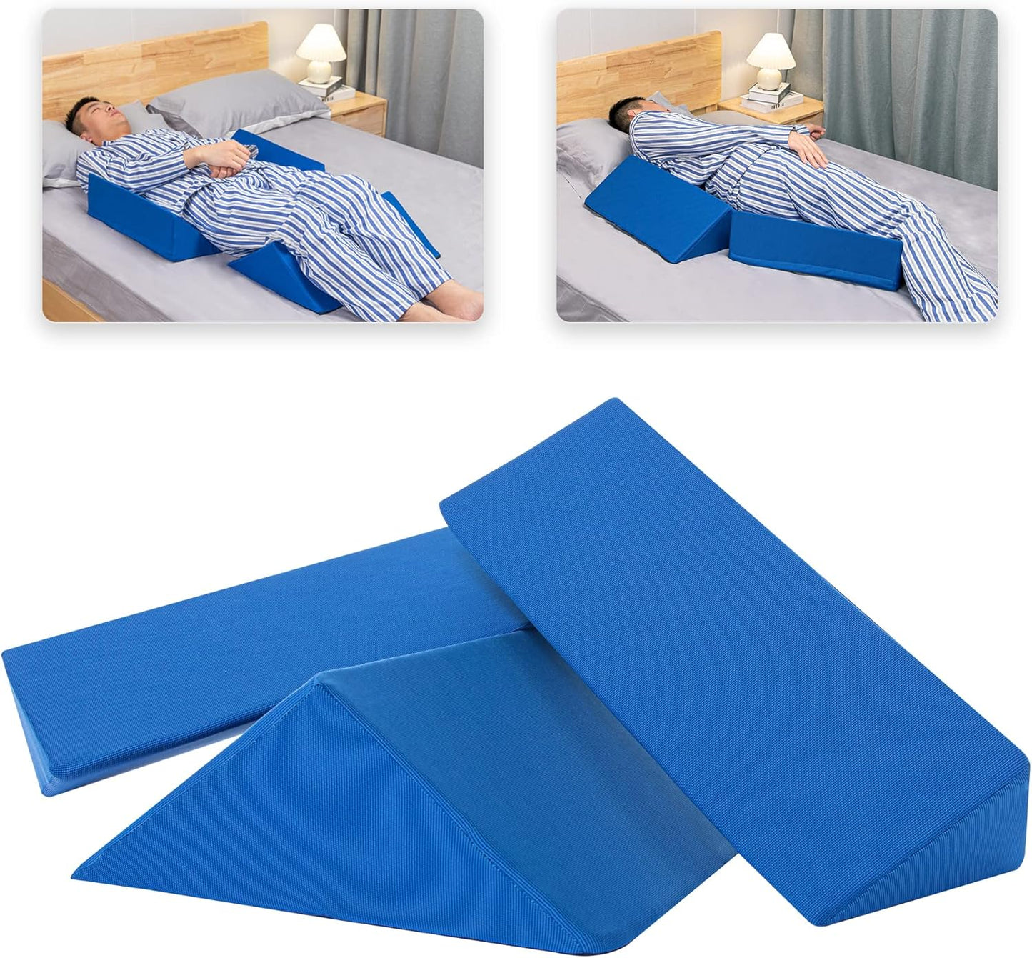 Fanwer Positioning Wedge Pillow for Side Sleeping Comfort