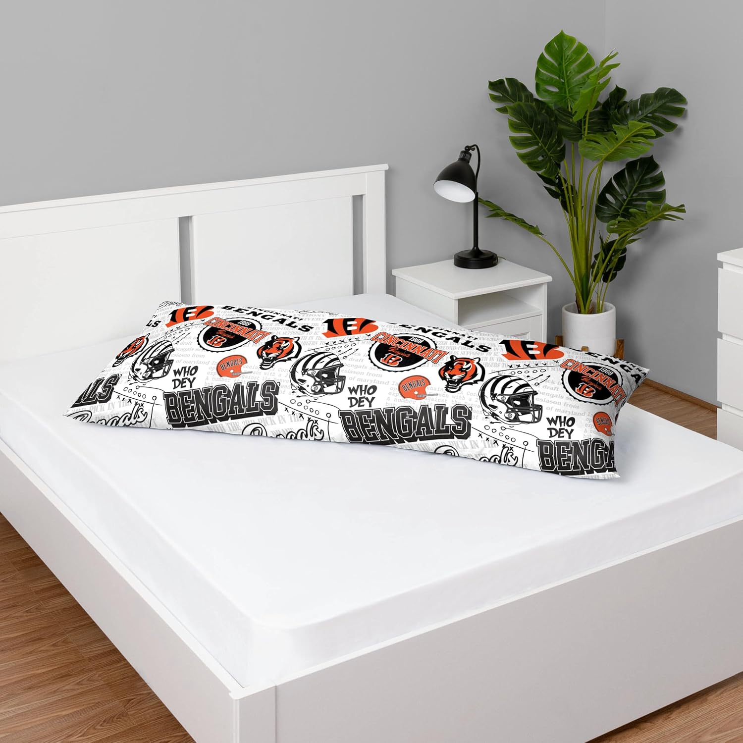NFL Team Logo Printed Plush Body Pillow for Ultimate Comfort