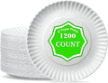 Perfect Stix 9ft Paper Plates Case of 1,200ct - Economical, Durable