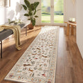 Kitchen Runner Rug 2ft x 10ft - Machine Washable Non Slip Runner