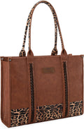 Wrangler Tote Bag for Women Western Cow Print Purse - Roomy Top Handle
