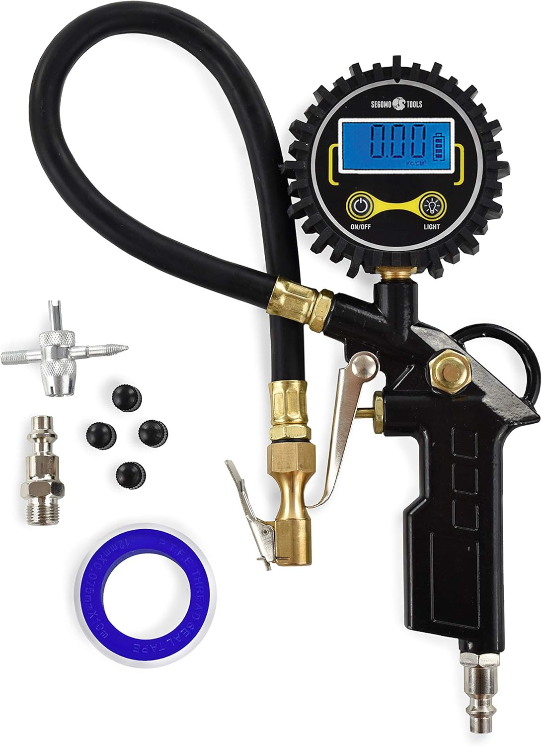 250 PSI Digital Tire Inflator for Easy Tire Pressure Monitoring