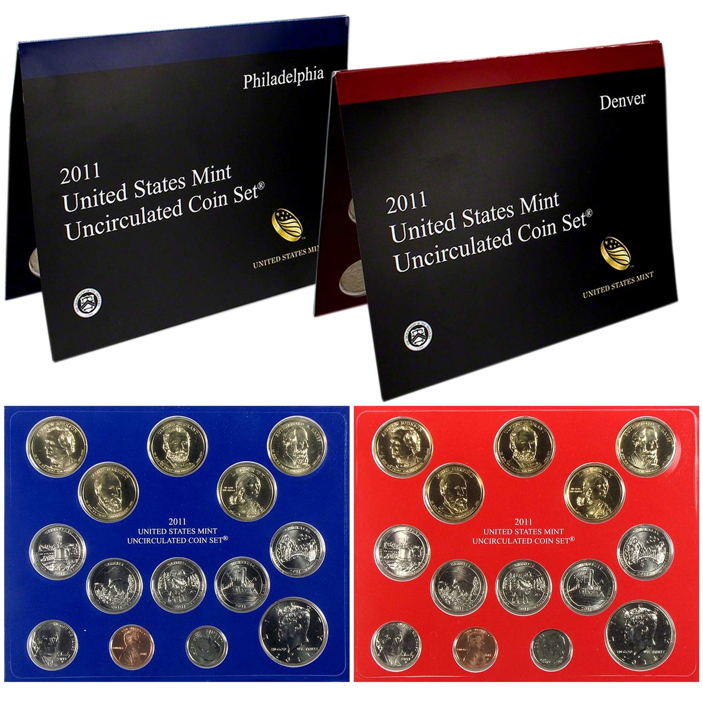 United States Mint 2011 Set with Uncirculated Coins Collection