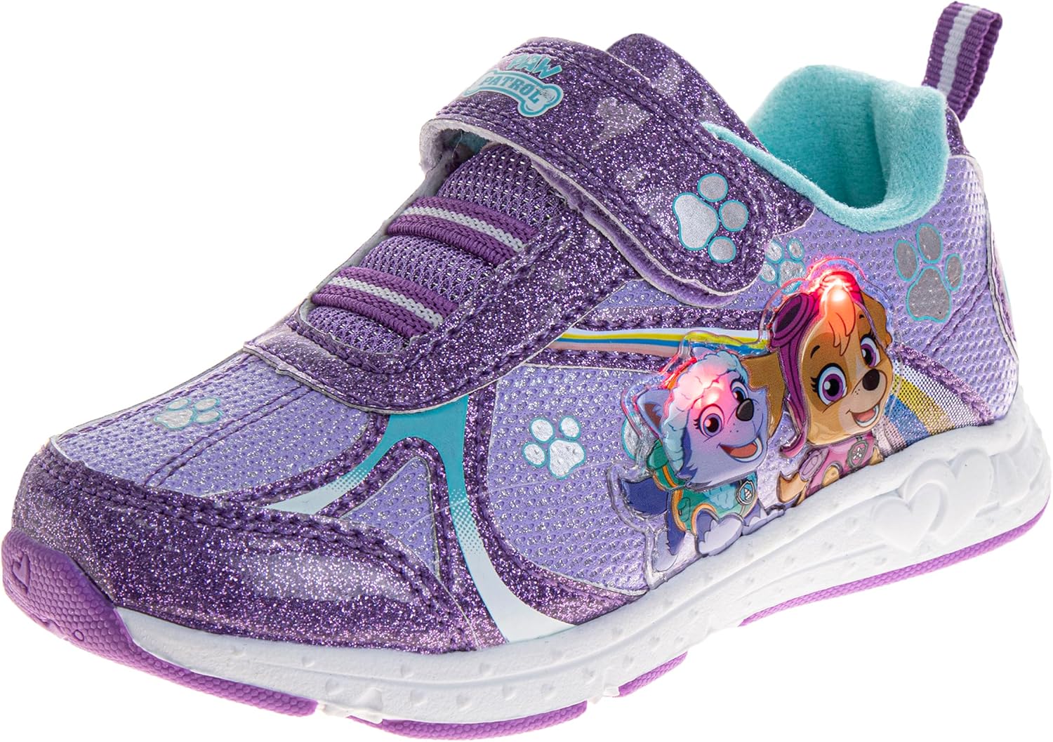 Nickelodeon Paw Patrol Light Up Laceless Shoes for Girls