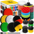 Drill Brush Attachment Set 40 Piece - Powerful Multi Surface Cleaner