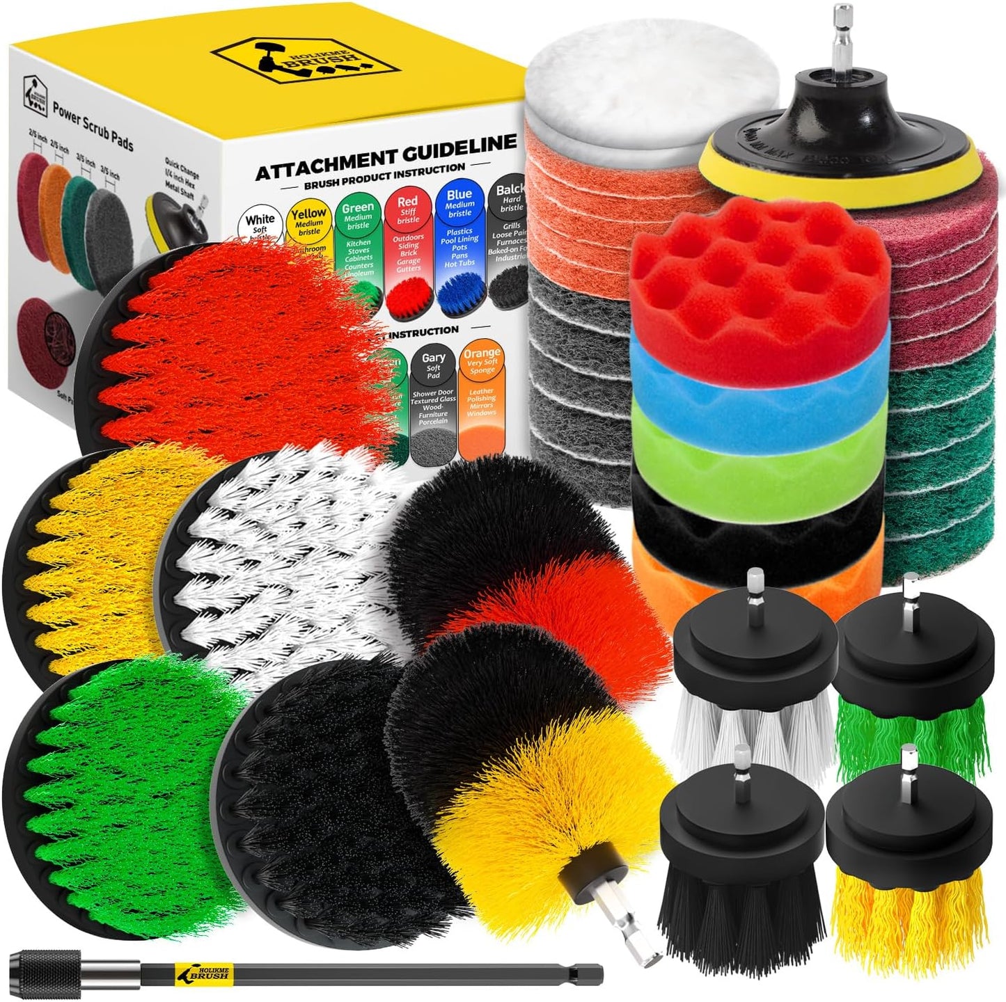 Holikme 40pc Power Scrubber Set - All Purpose Clean!