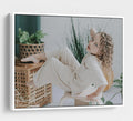 Personalized Custom Canvas Prints Photo On Canvas White 24x36 - Framed