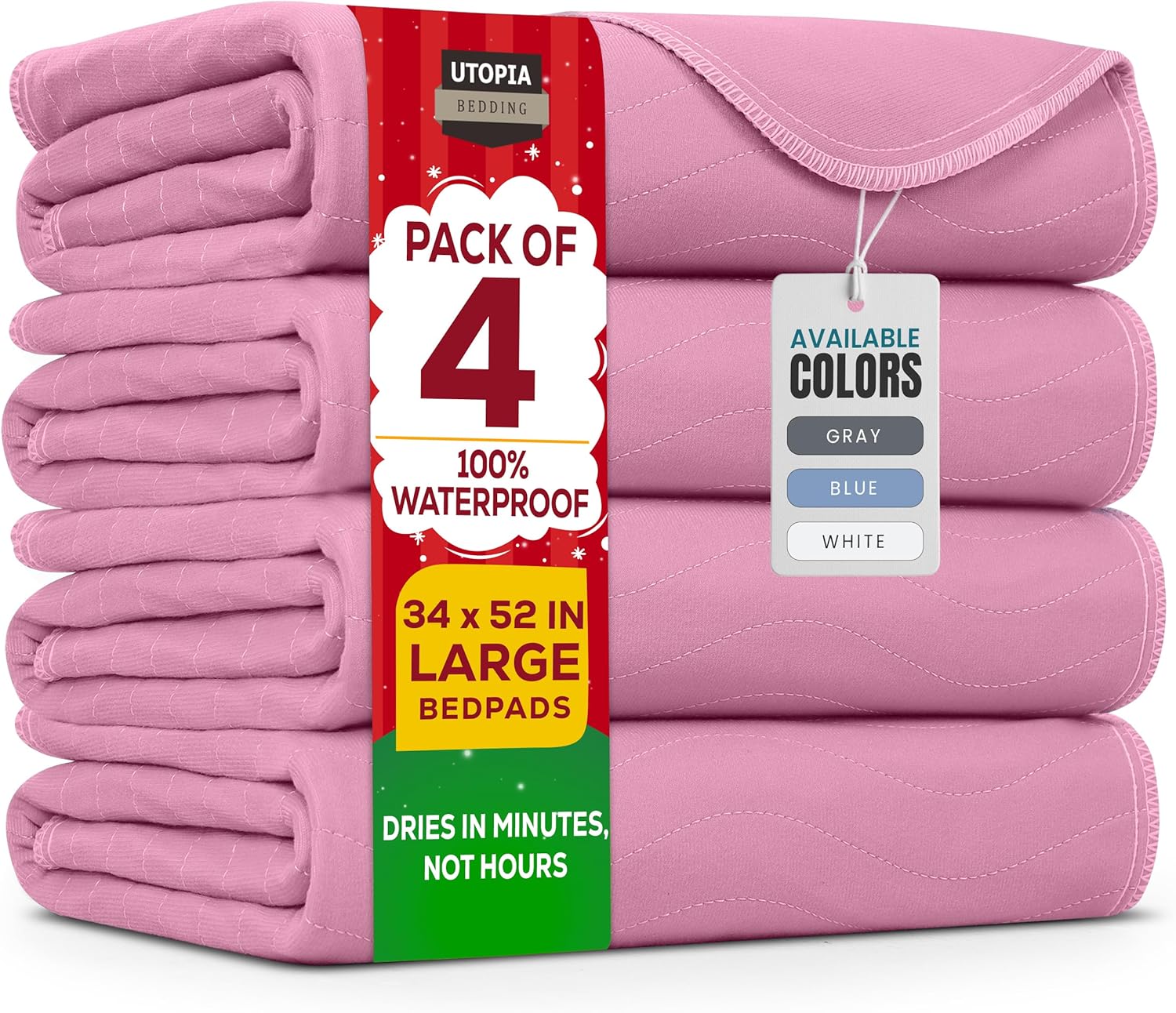Utopia Bedding Washable Underpads for Maximum Absorbency