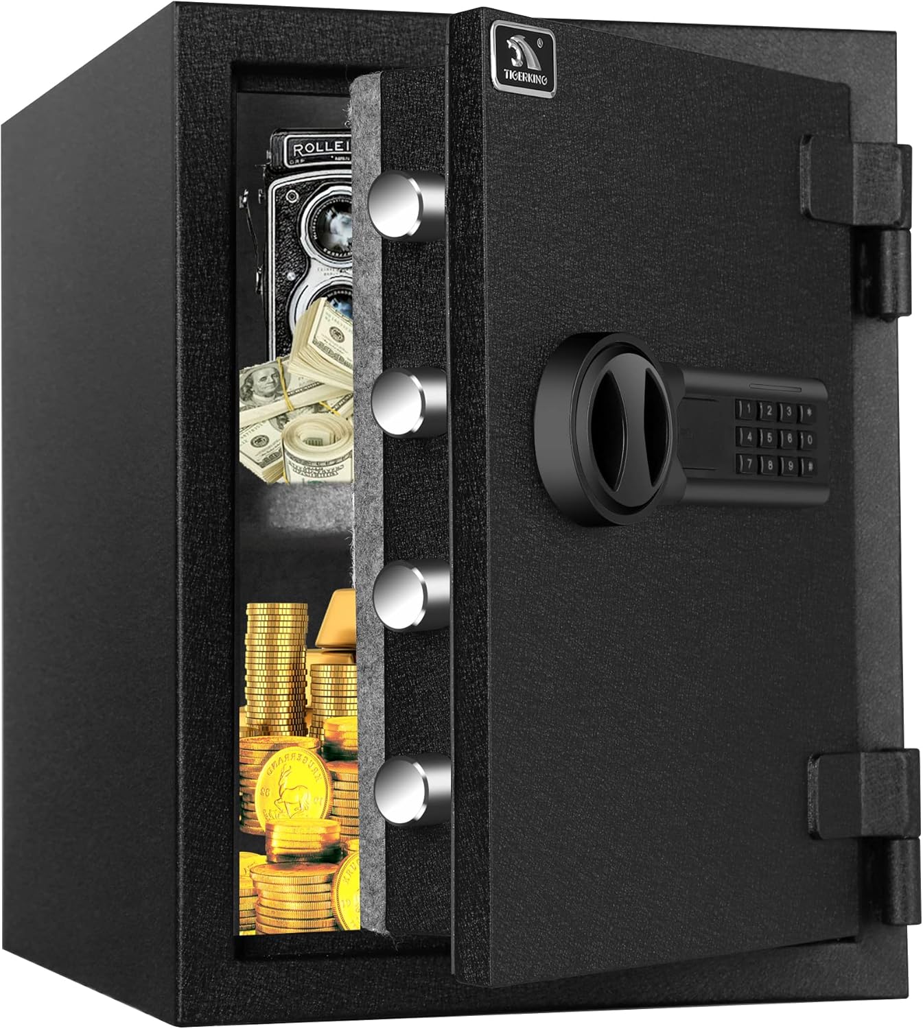 TIGERKING Fireproof Safe: Secure Your Valuables Safely