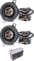 Infinity REF-3032CFX 3.5 in Two-Way Car Speakers - Clear Mids & Tight