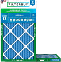 8x30x1 MERV 13 Air Filter 2-Pack - Electrostatic Pleated Defense