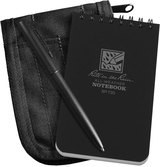 Weatherproof 3in x 5in Notebook Kit with CORDURA Fabric Cover